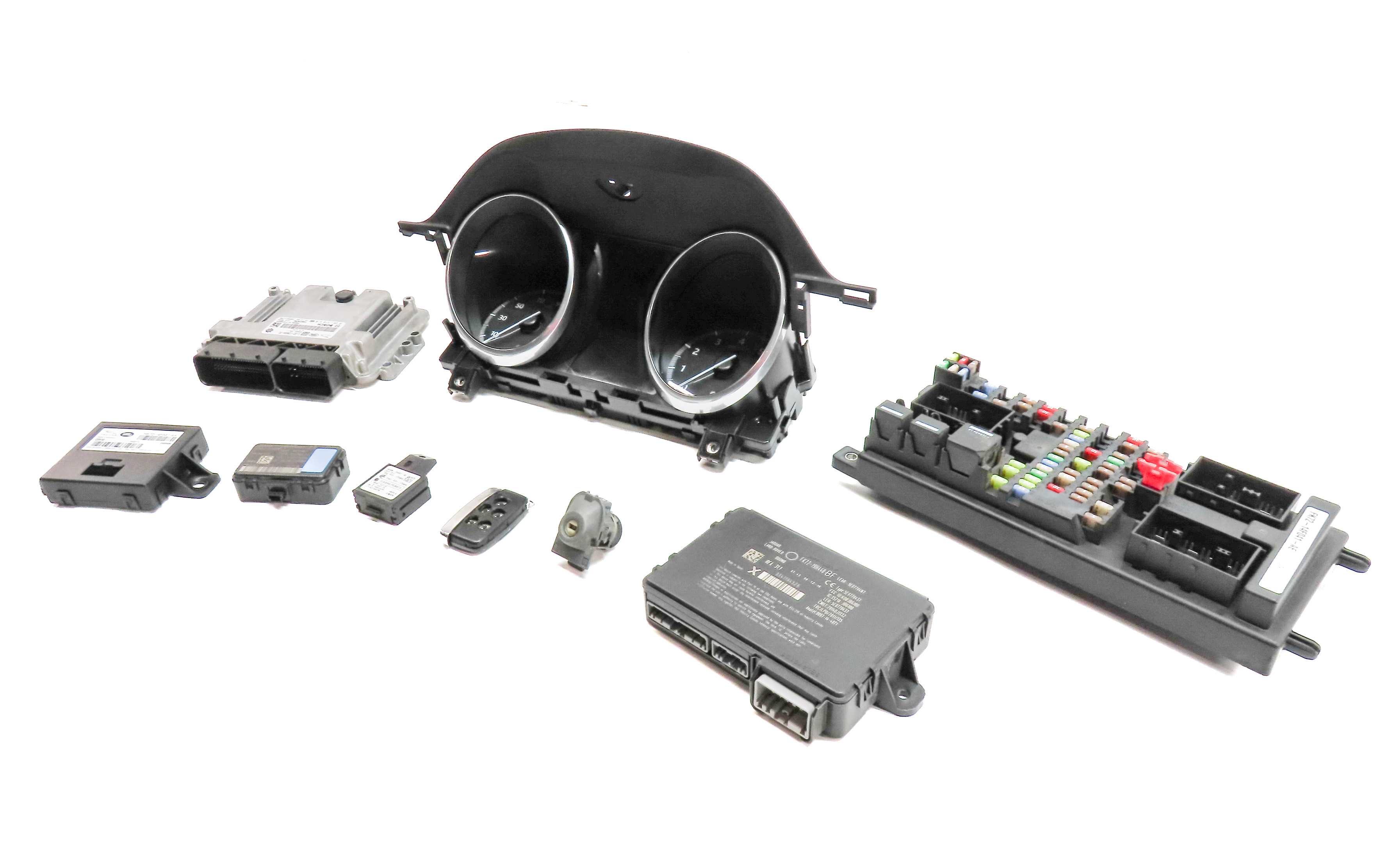 2017 LAND ROVER DISCOVERY SPORT (L550) 2.0L TURBO ENGINE ECM BCM MODULE KEY SET — exact item pictured